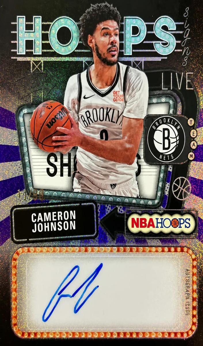 2025 Topps NBA Hoops Cameron Johnson #HS-CJ card