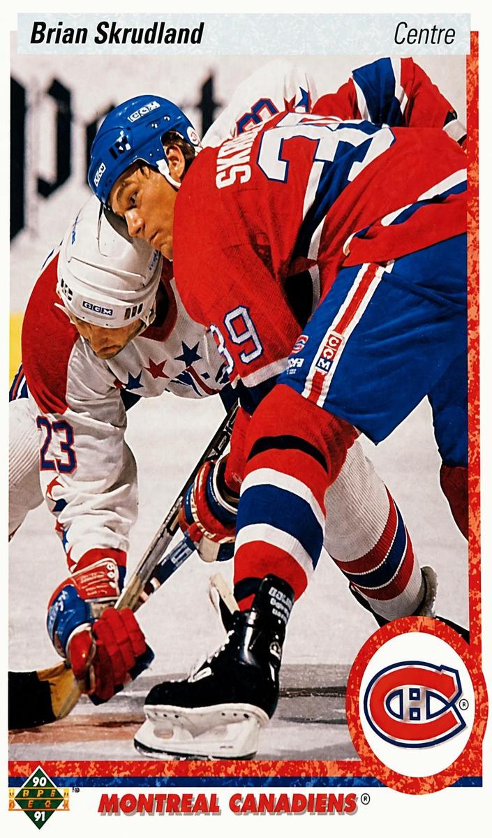 1990 Upper Deck Brian Skrudland #93 card