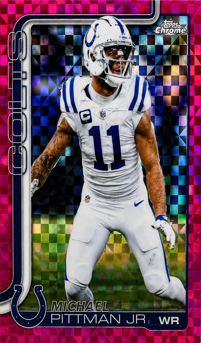 Michael Pittman Jr. 2025 Topps Chrome Football card