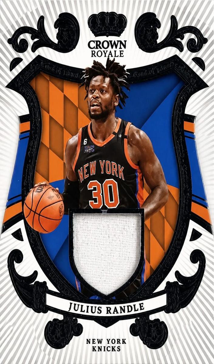 2023 Panini Crown Royale Julius Randle #COA-RAN card