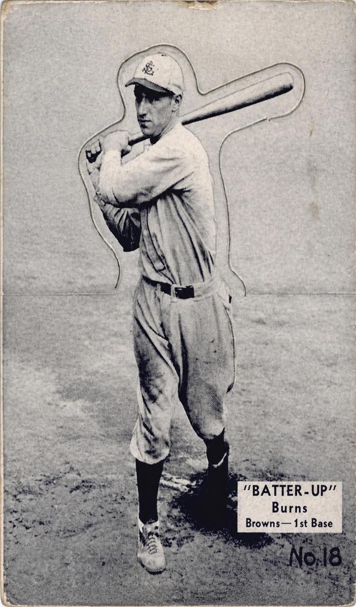 1934 Batter Up Jack Burns #18 card