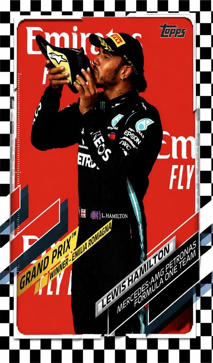2021 Lewis Hamilton [Checker Flag] #1
