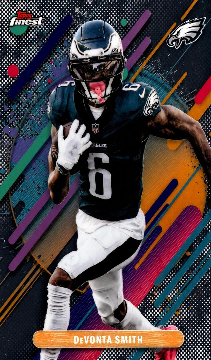 2025 Topps Finest DeVonta Smith #266 card
