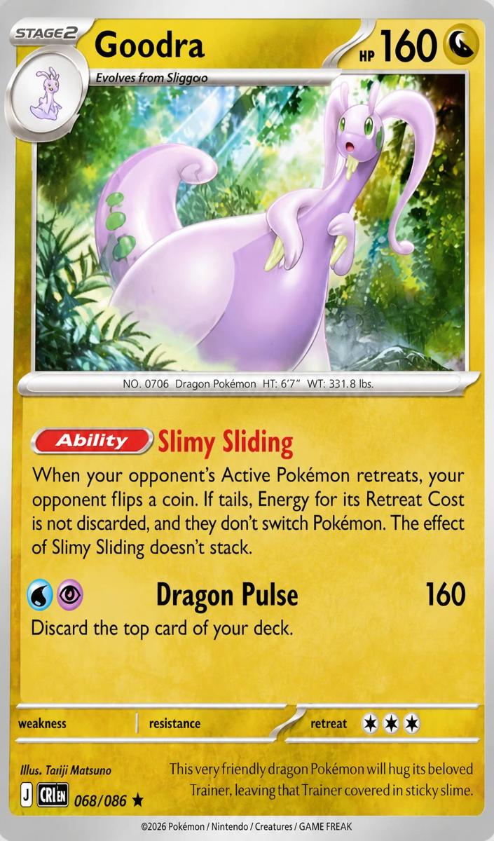 Goodra 2026 Pokemon Mega Evolution Chaos Rising