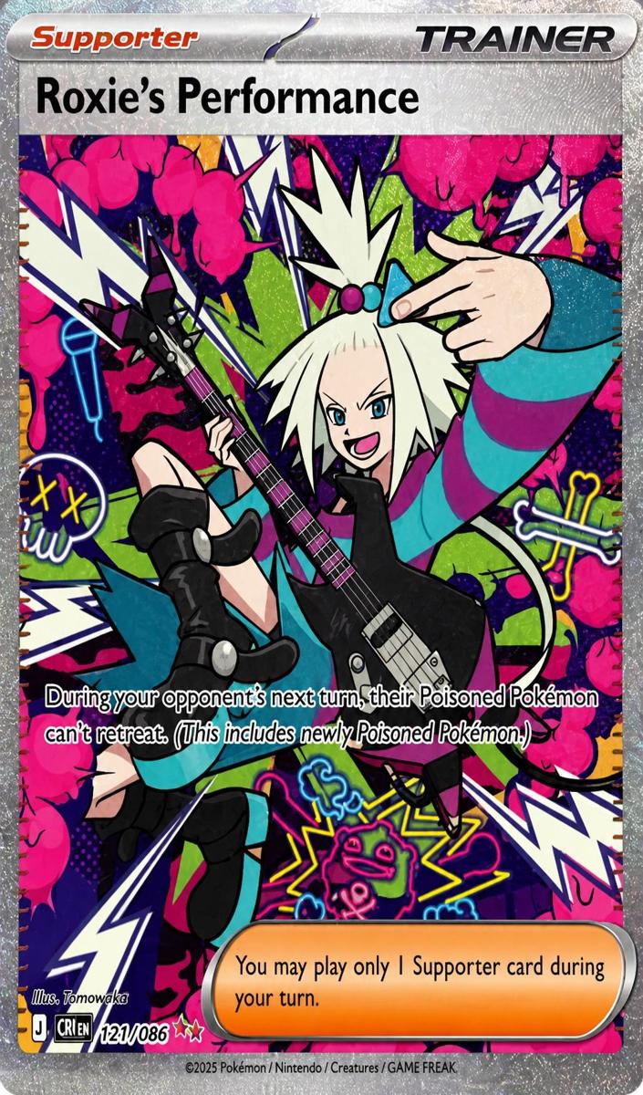 Roxie's Performance 2026 Pokemon Mega Evolution Chaos Rising