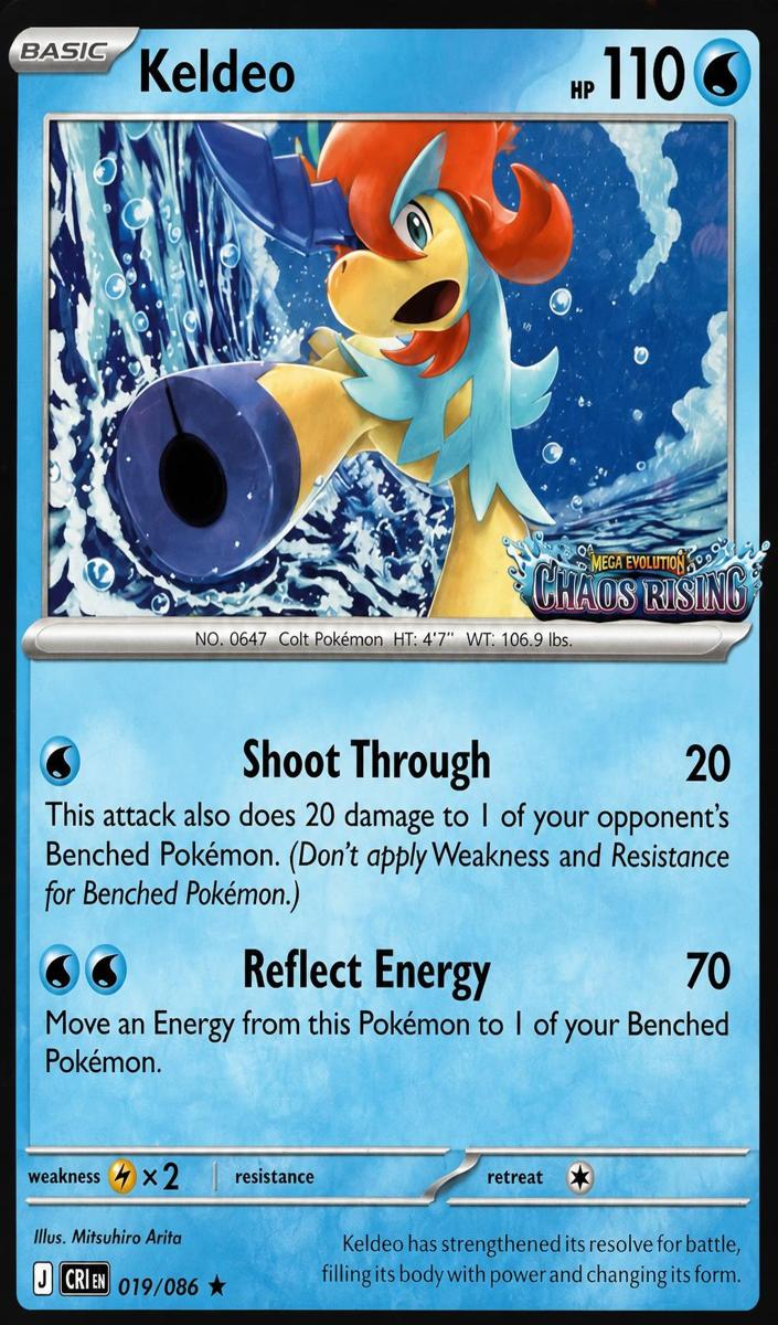 Keldeo 2026 Pokemon Mega Evolution Chaos Rising