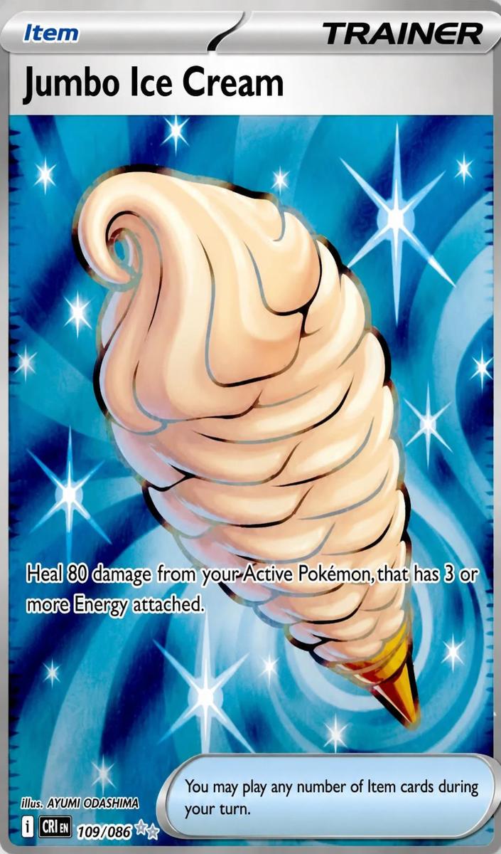 Jumbo Ice Cream 2026 Pokemon Mega Evolution Chaos Rising
