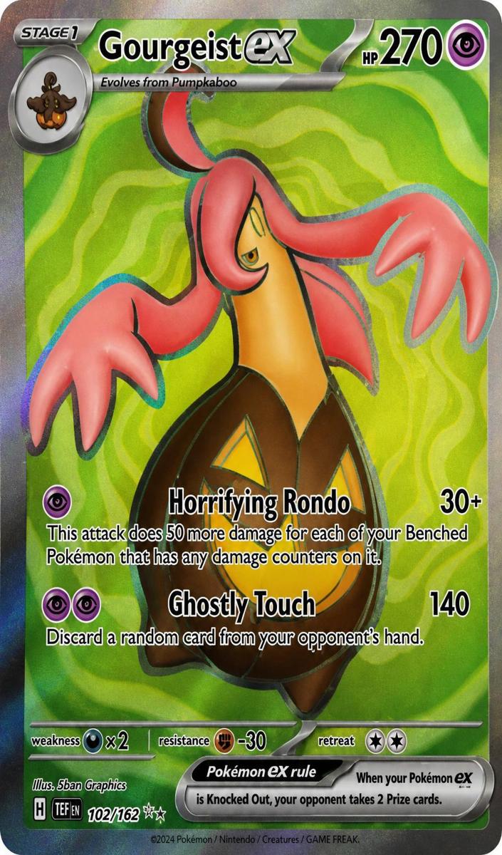 Gourgeist EX 2026 Pokemon Mega Evolution Chaos Rising
