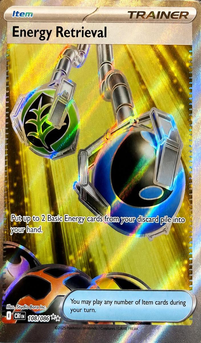 Energy Retrieval 2026 Pokemon Mega Evolution Chaos Rising