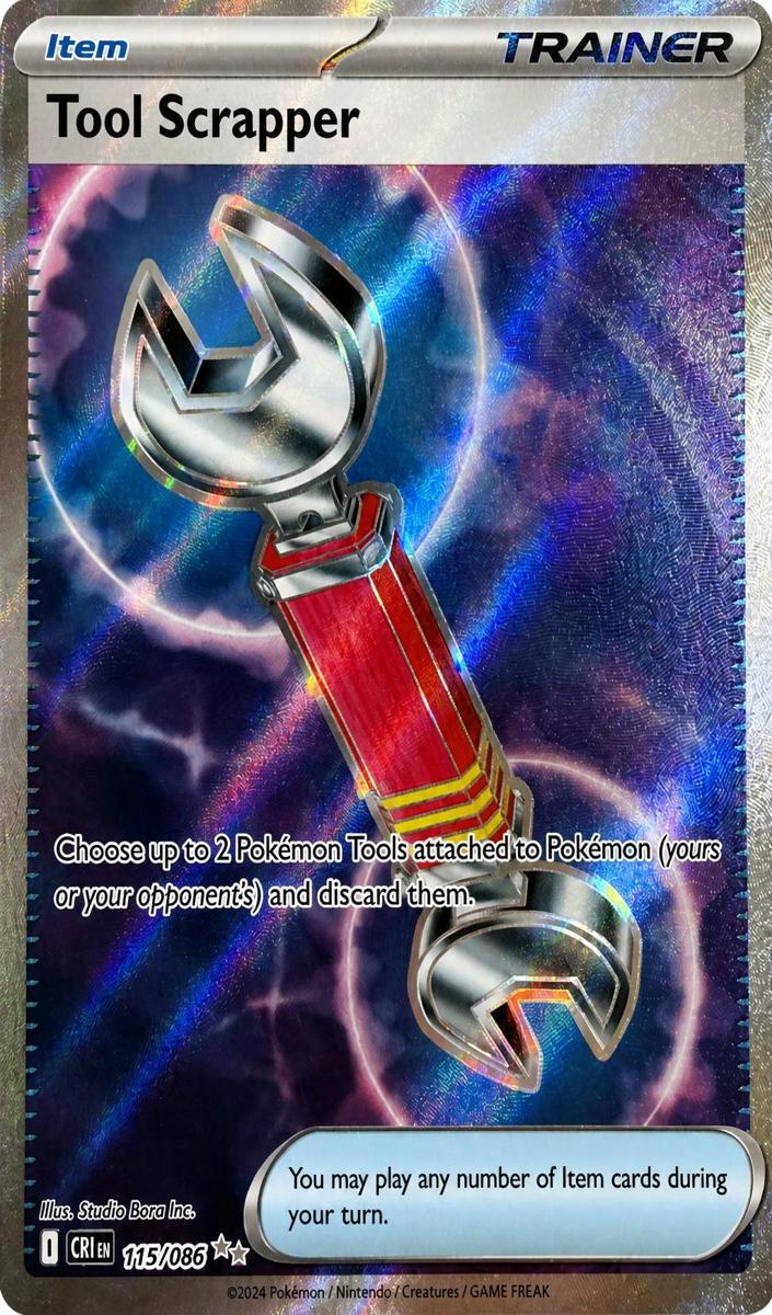 Tool Scrapper 2026 Pokemon Mega Evolution Chaos Rising
