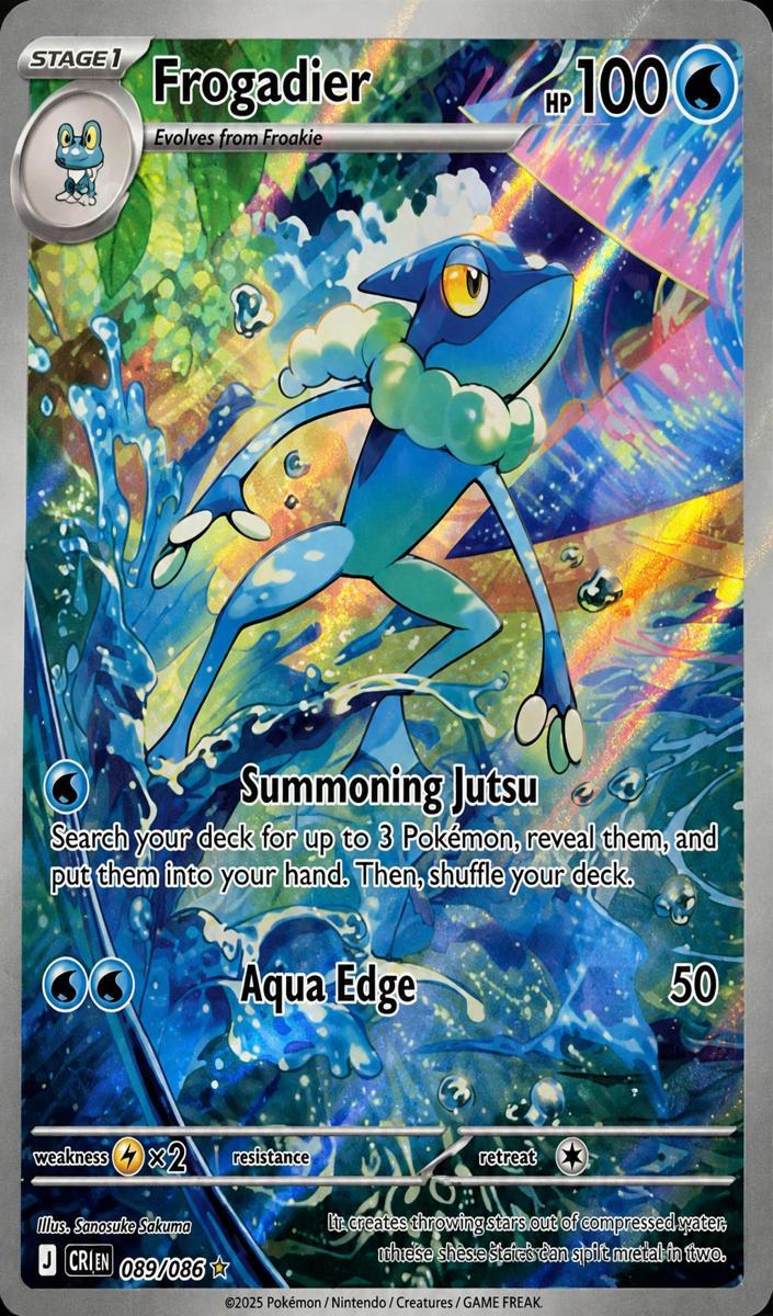 Frogadier 2026 Pokemon Mega Evolution Chaos Rising