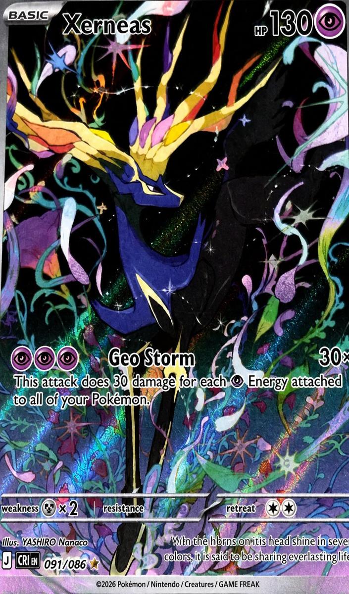 Xerneas 2026 Pokemon Mega Evolution Chaos Rising