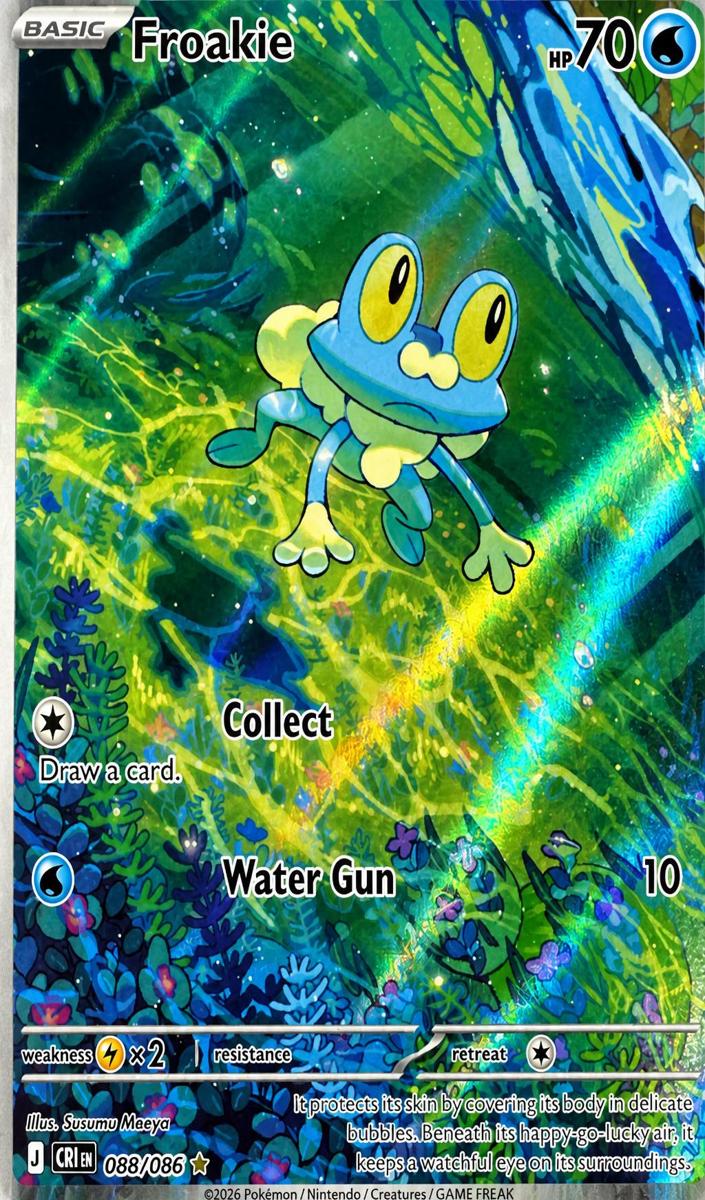 Froakie 2026 Pokemon Mega Evolution Chaos Rising