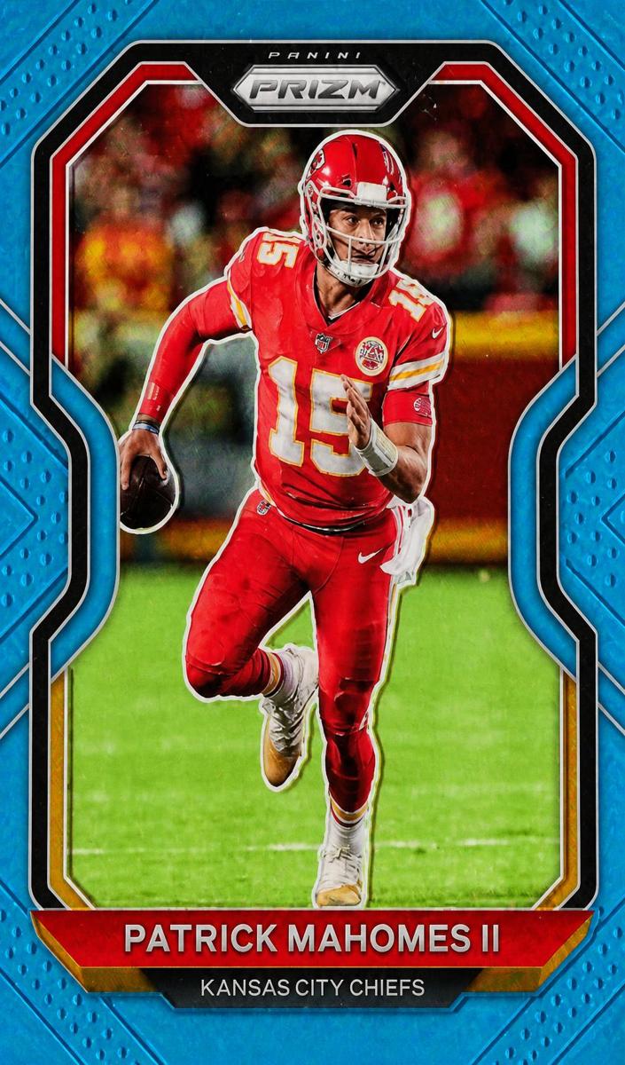 2020 Panini Prizm Patrick Mahomes II [Light Blue] #124 card