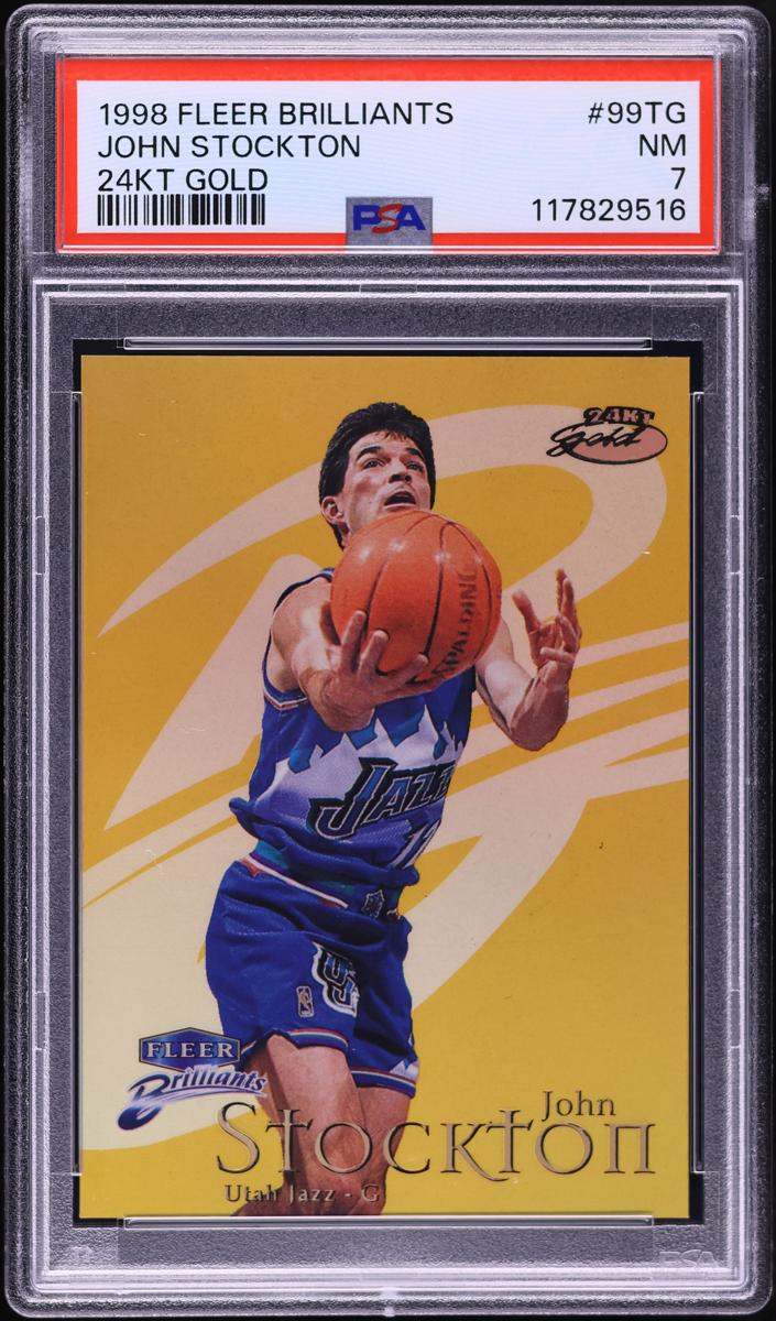 1998 John Stockton [24kt Gold] #99