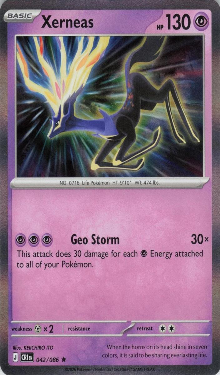 Xerneas 2026 Pokemon Mega Evolution Chaos Rising