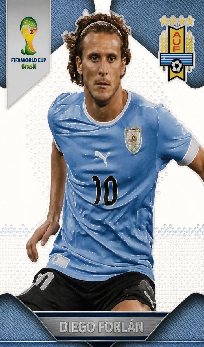 2014 Diego Forlan [Silver] #192