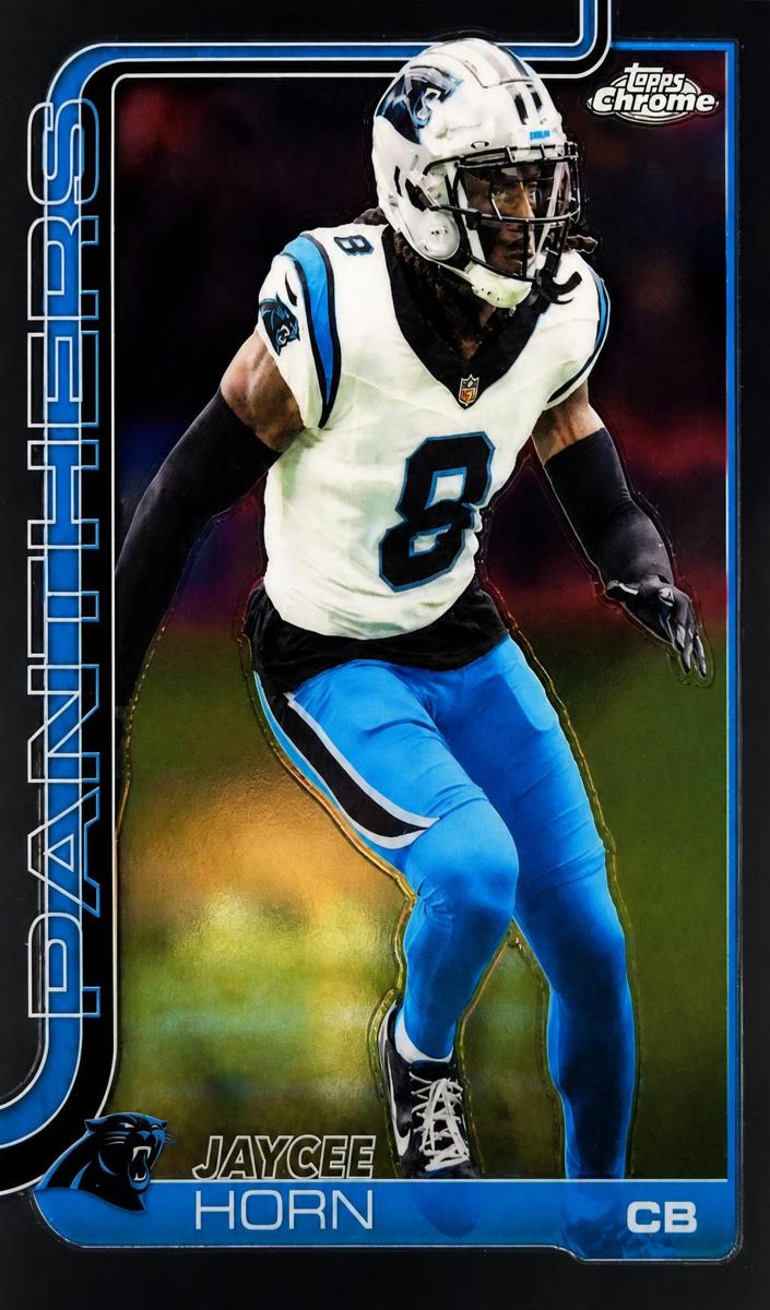Jaycee Horn 2025 Topps Chrome Football card
