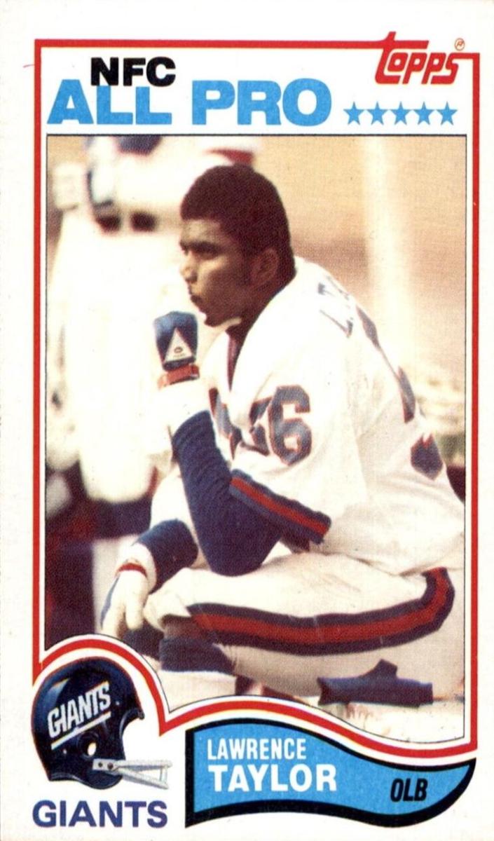 Lawrence Taylor 1982 Topps All Pro Football