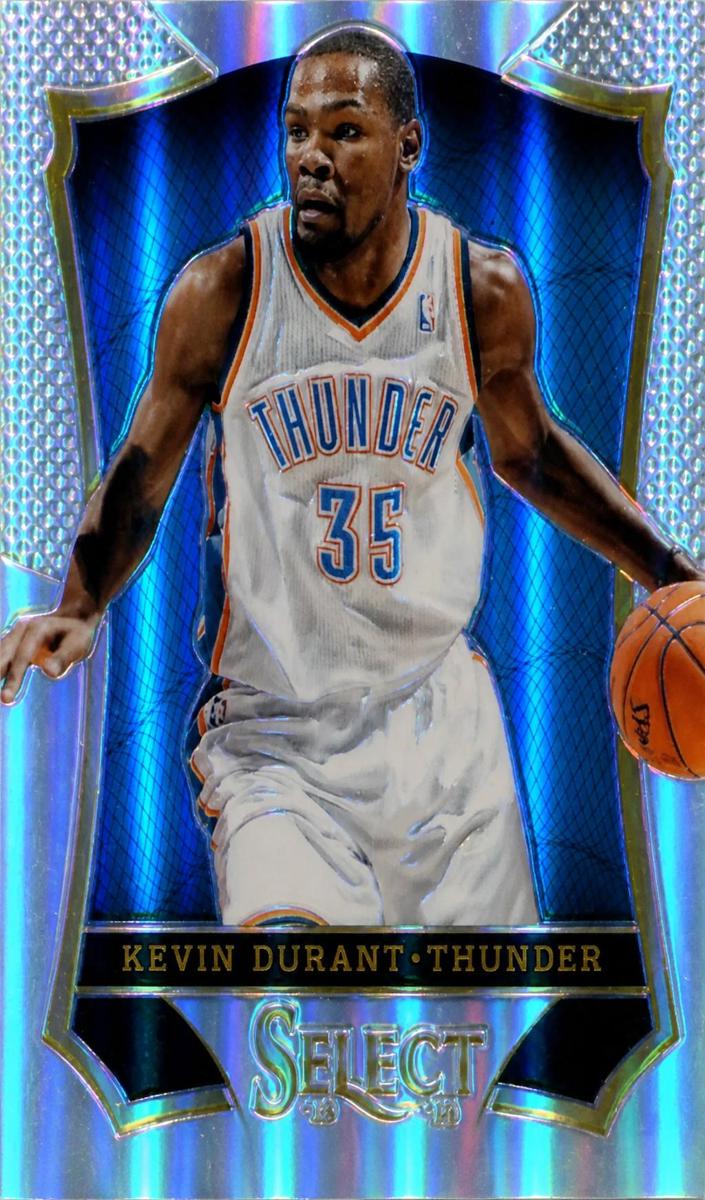 2013 Panini Select Kevin Durant [Silver] #136 card