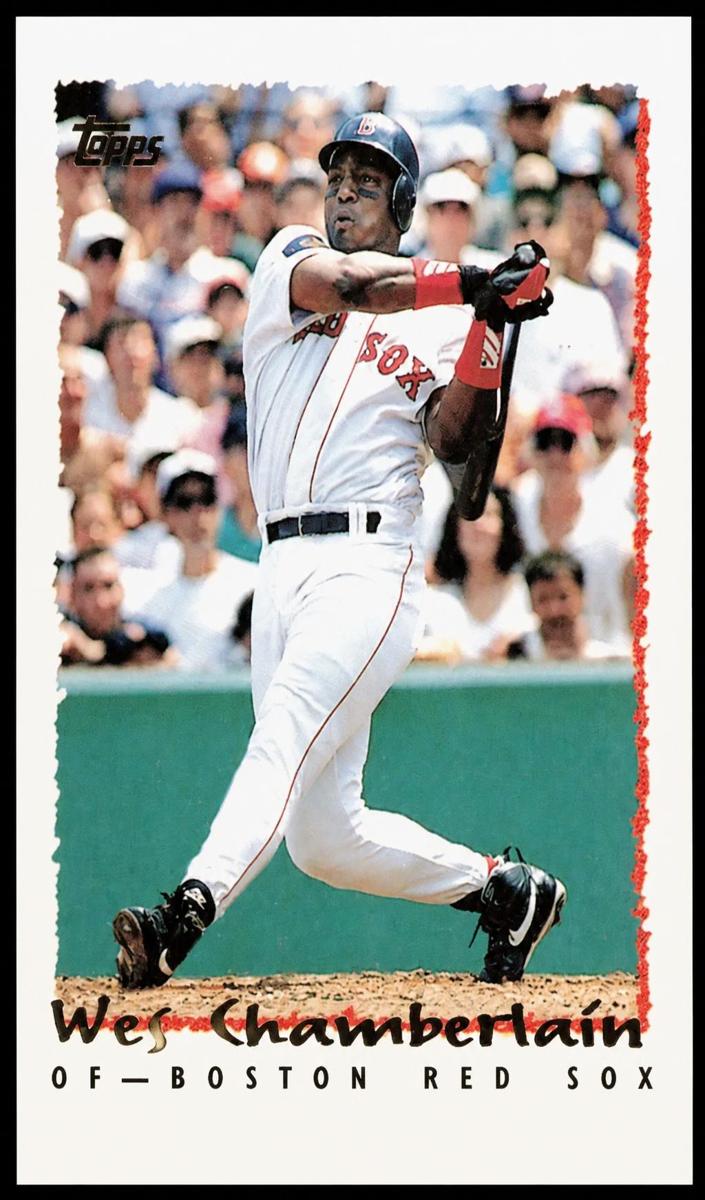 1995 Topps Wes Chamberlain #606 card