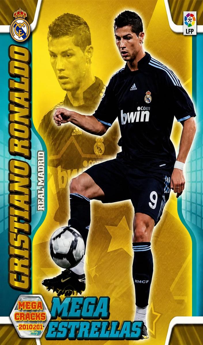 2010 Panini Megacracks La Liga Cristiano Ronaldo #388 card