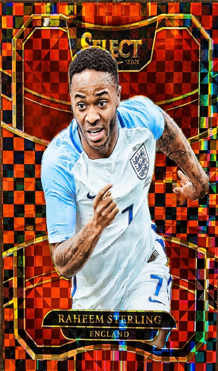 2017 Panini Select Raheem Sterling [Tie-Dye] #10 card