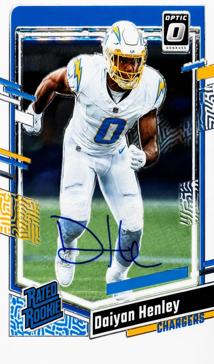 Daiyan Henley 2023 Donruss Optic Football card