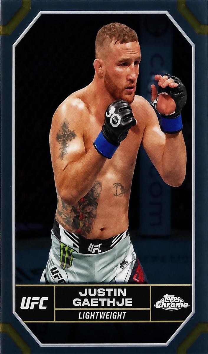 2024 Justin Gaethje [Black Refractor] #104