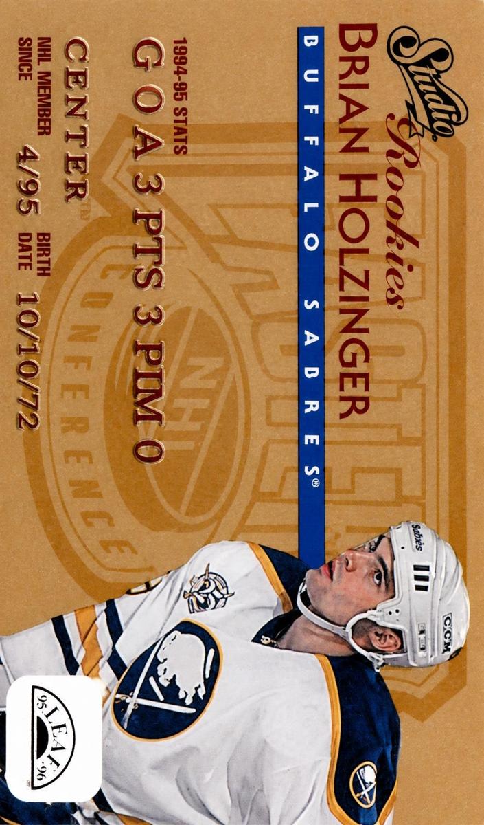 1995 Leaf Brian Holzinger #14 card