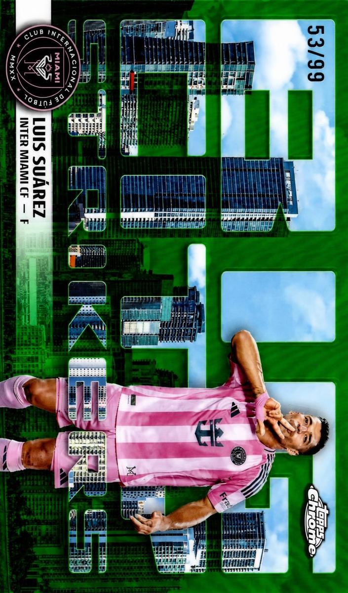 2025 Luis Suarez [Green Refractor] #BCS-6