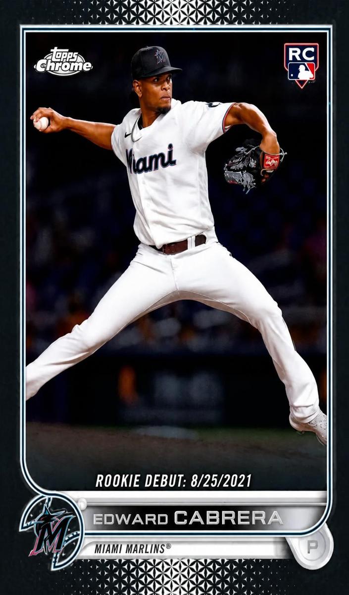 2022 Topps Chrome Update Edward Cabrera #USC87 card