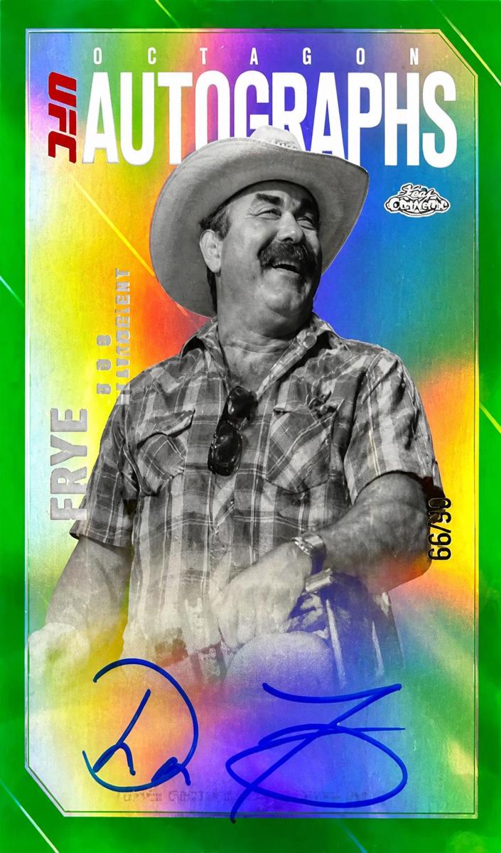 2025 Don Frye [Green Refractor] #OLA-DF
