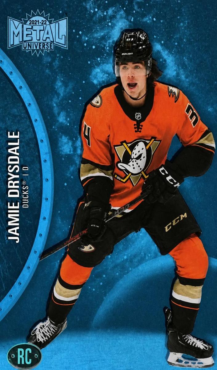 2021 Skybox Metal Universe Jamie Drysdale [Blue Spectrum] #155 card