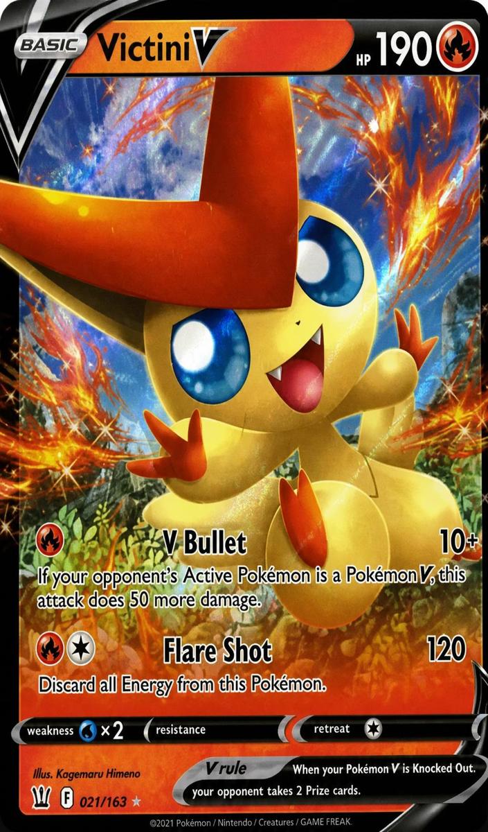 Victini V 2021 Pokemon Sword & Shield Battle Styles