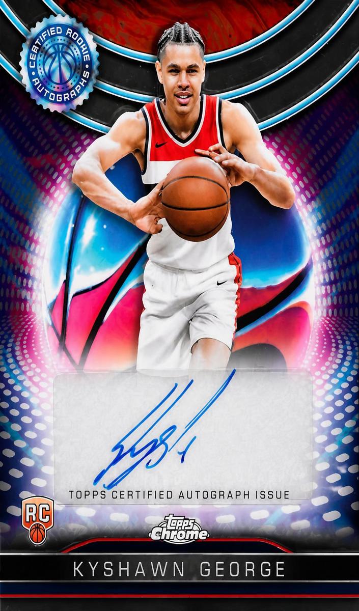 2024 Topps Chrome Kyshawn George #TCRA-KG card