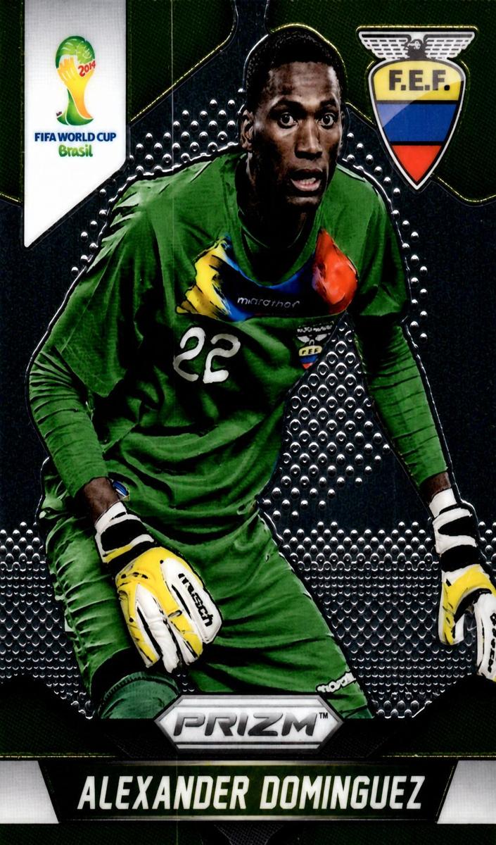 2014 Panini Prizm World Cup Alexander Dominguez [Green] #63 card