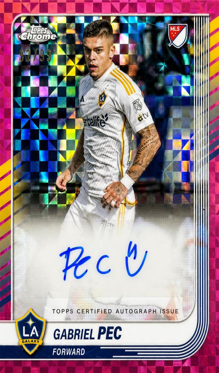 2025 Topps Chrome MLS Gabriel Pec #CA-GP card
