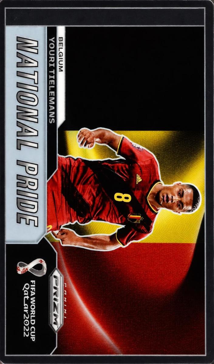 2022 Panini Prizm FIFA World Cup Qatar Youri Tielemans #2 card