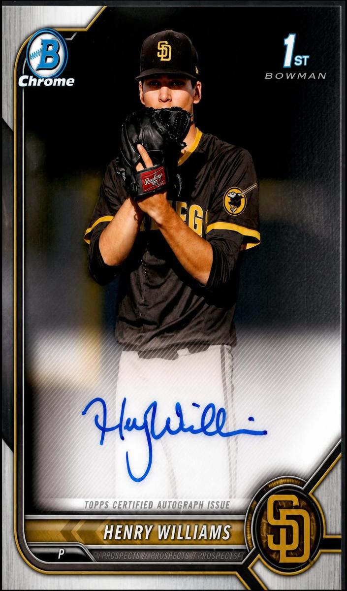2022 Bowman Draft Henry Williams #CDA-HW card
