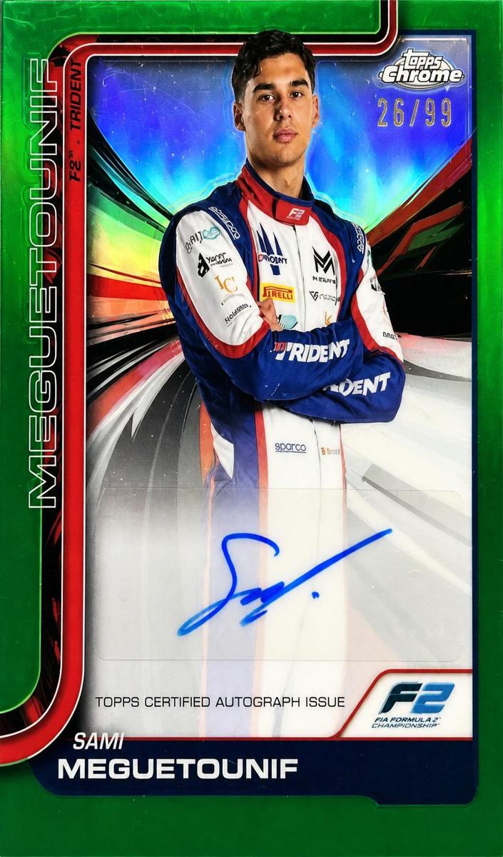2025 Sami Meguetounif [Green Refractor] #CAC-MEG