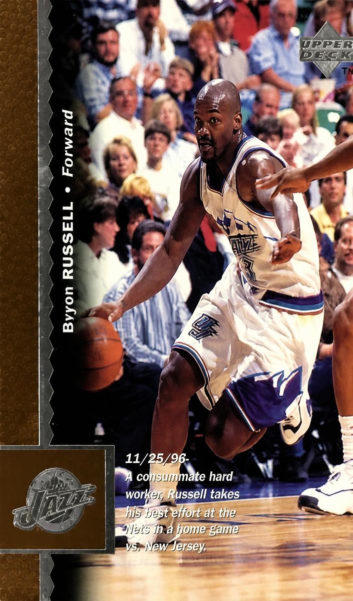 1996 Upper Deck Bryon Russell #306 card