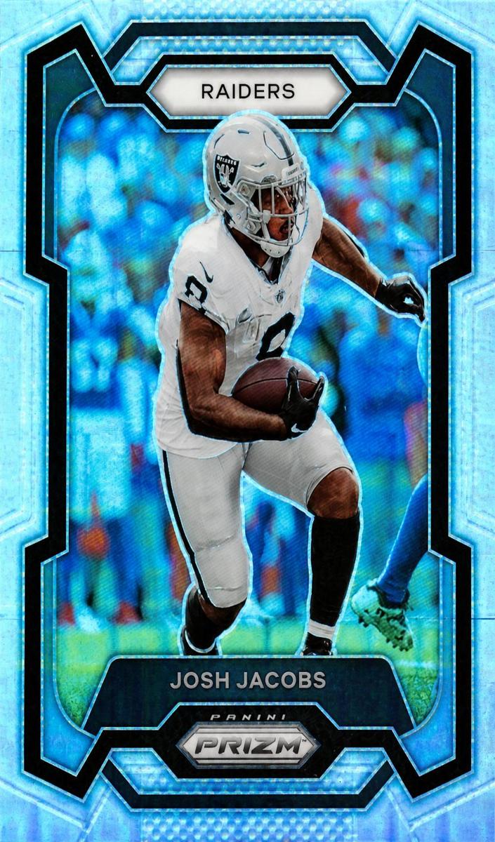 Josh Jacobs 2023 Prizm Football card
