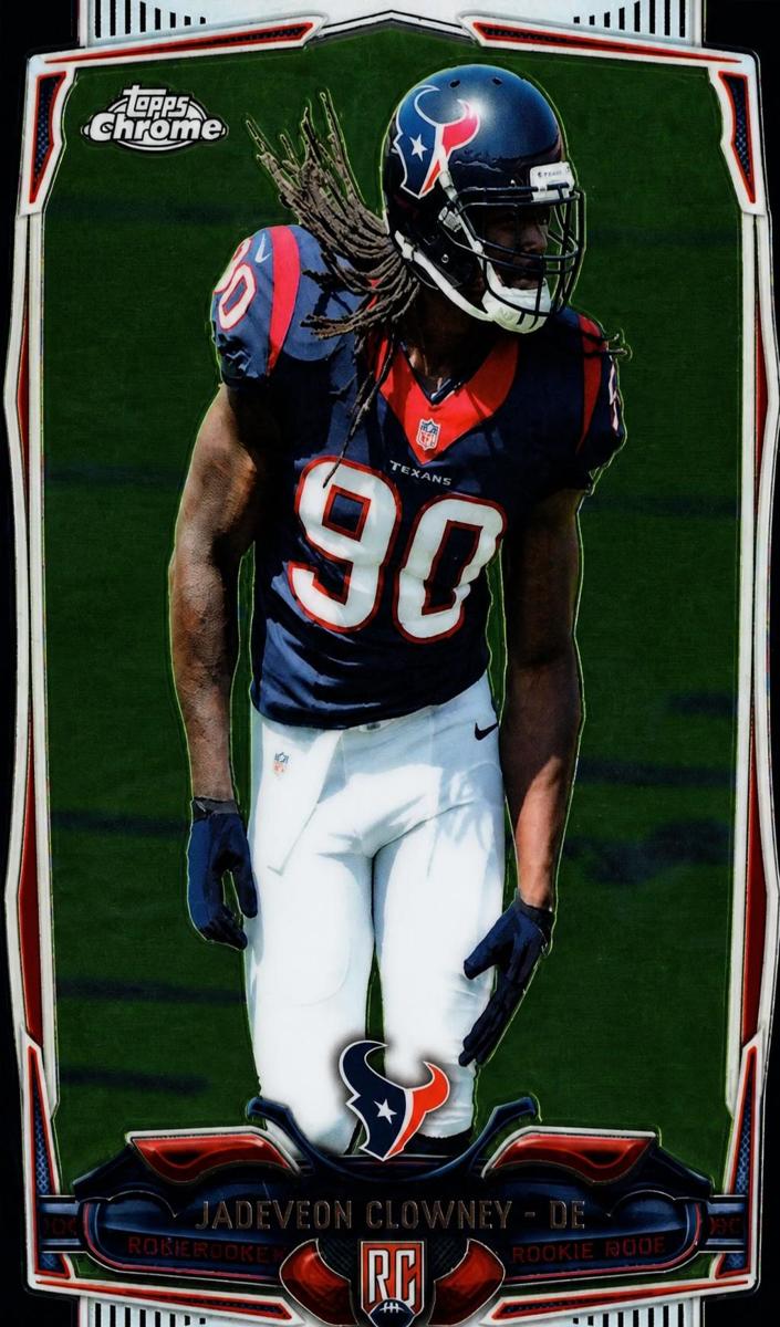 2014 Topps Chrome Jadeveon Clowney #120 card