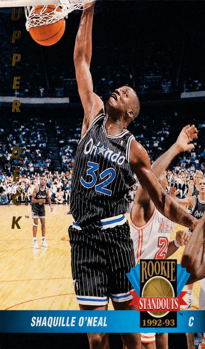 1992 Upper Deck European Shaquille O'Neal [Italian] #69 card