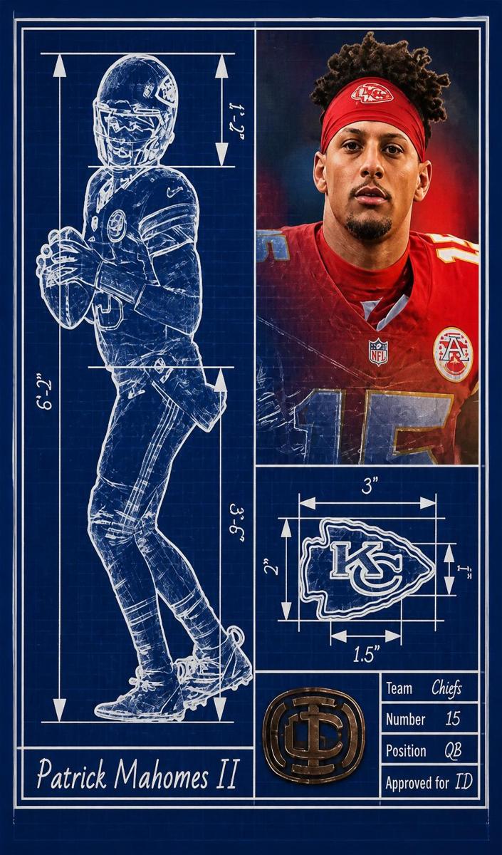 2025 Panini Mahomes Icon Collection Patrick Mahomes II #TA-3 card