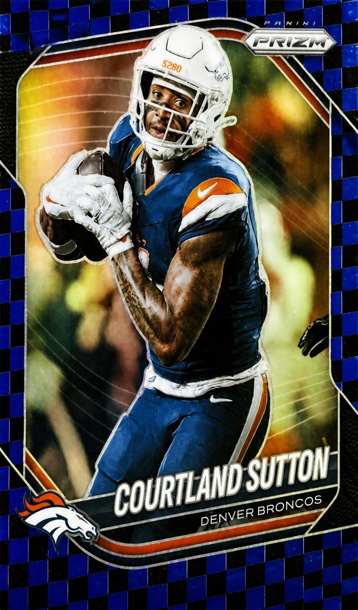 Courtland Sutton 2025 Prizm Football card