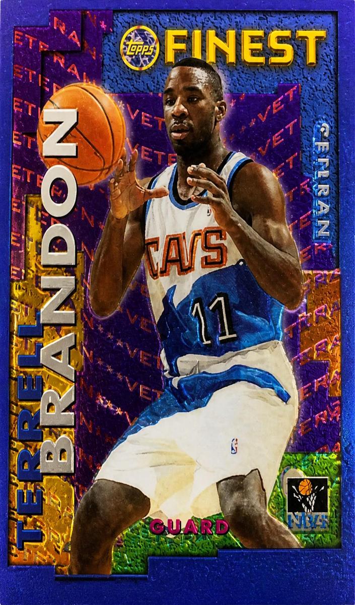 1995 Topps Finest Terrell Brandon #109 card
