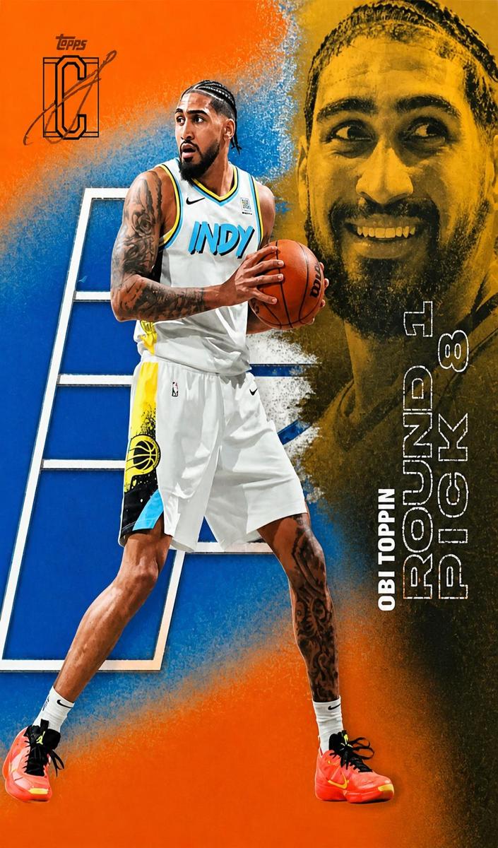 Obi Toppin 2025 Topps Basketball card