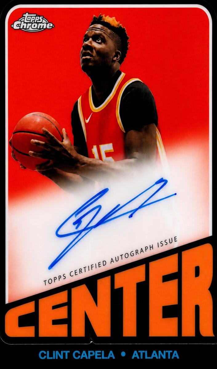 2023 Topps Chrome Clint Capela #TA-CC card